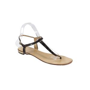 Giuseppe Zanotti Design Womens Crocodile Print Thong Sandals Brown Size 40 10